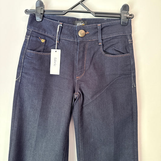 Found Denim Agatha Wide Leg Jeans Dark Wash Size 25