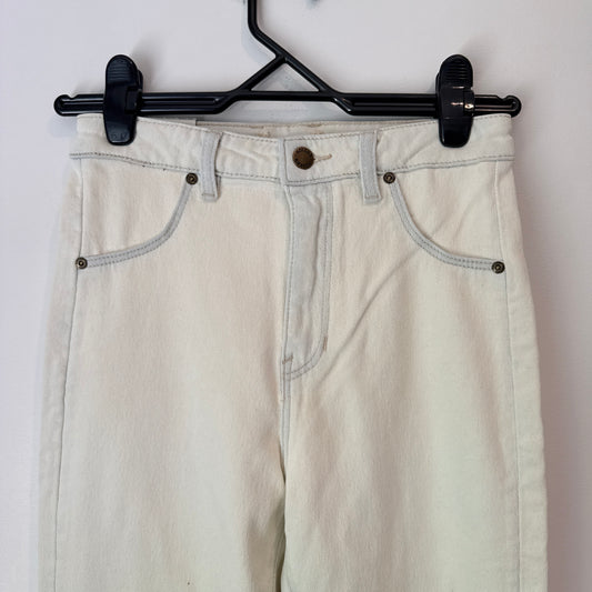 Rolla's Eastcoast Ankle Jeans High Rise Super Skinny Cream Size 25R