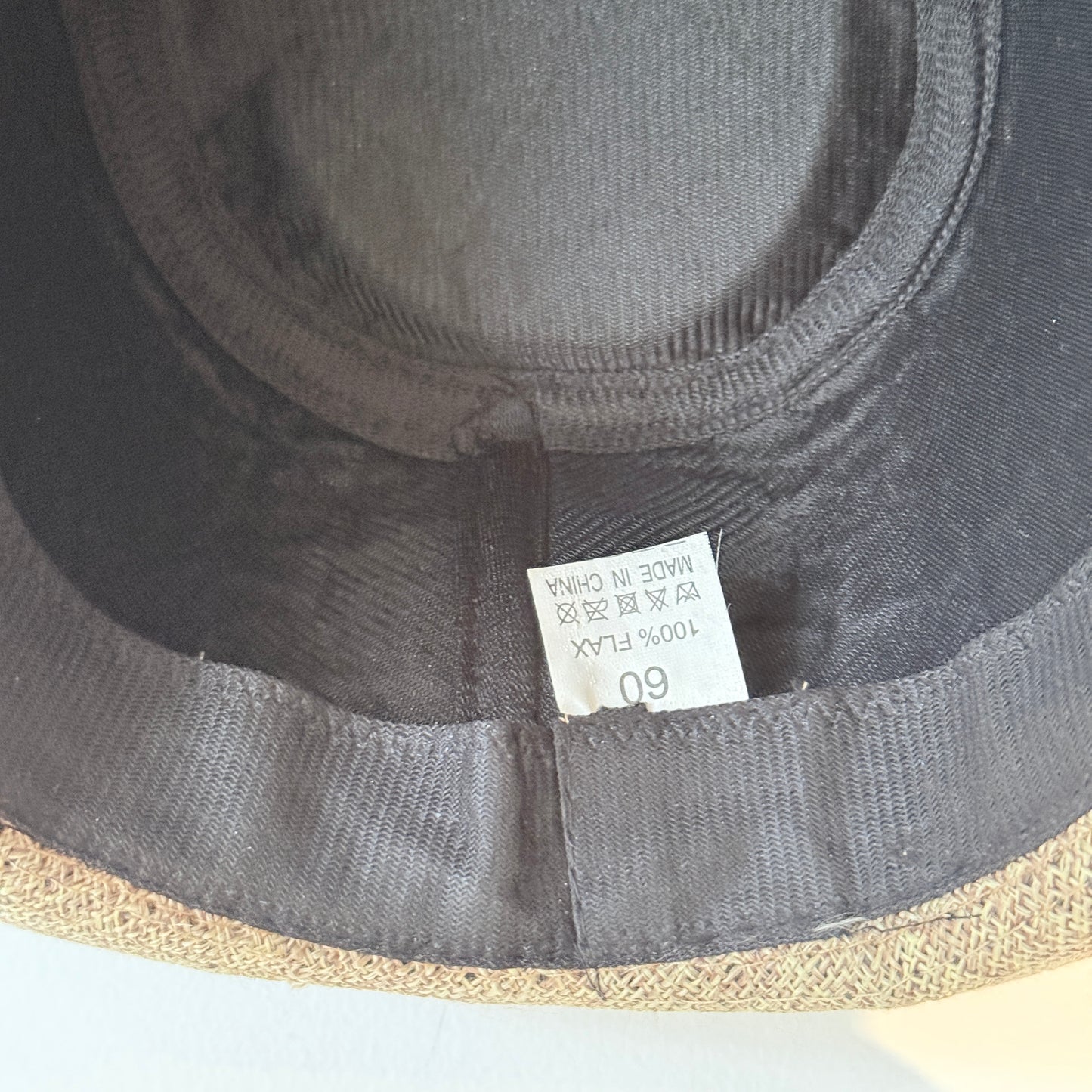 Brand Unknown Size 60 Brown Straw Fedora