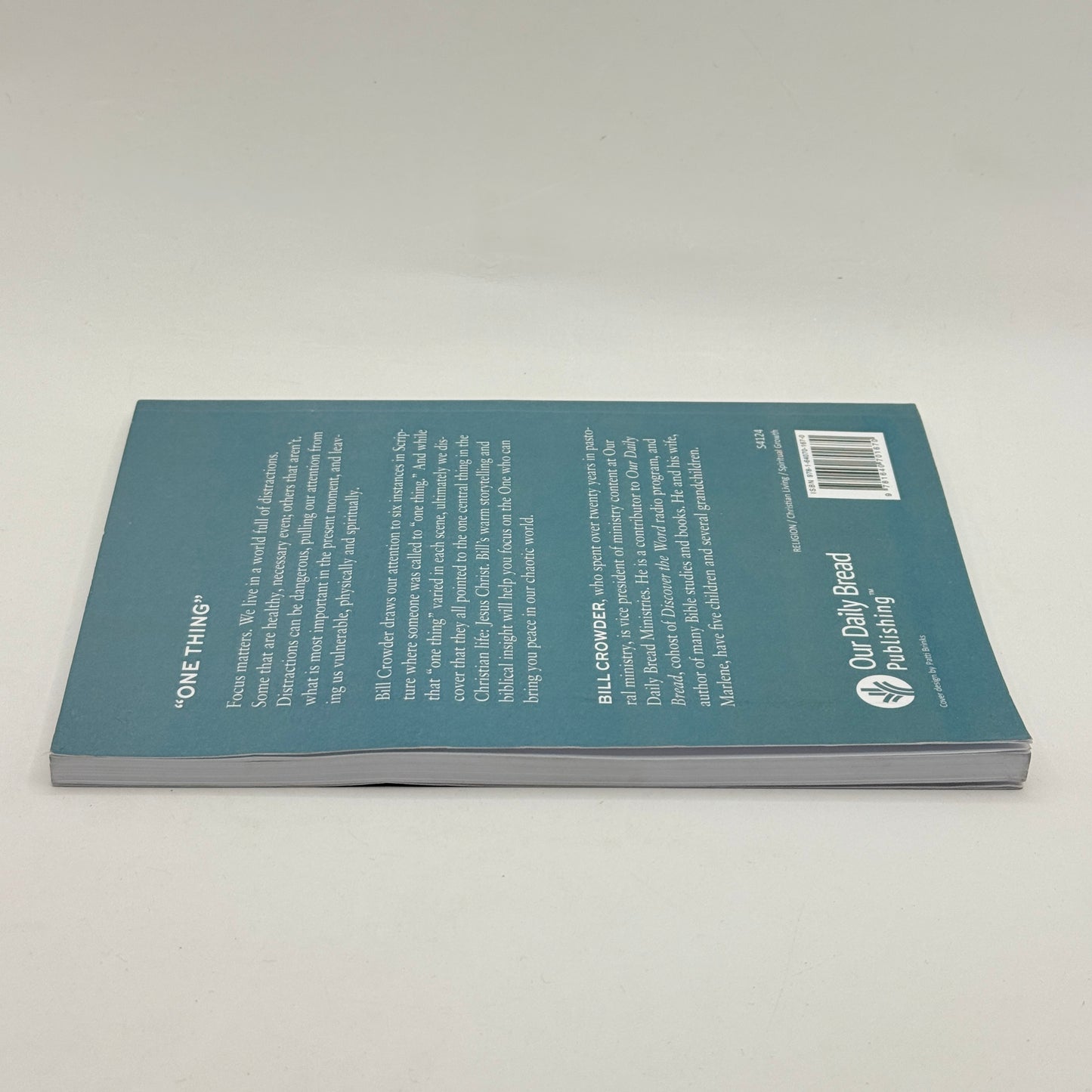 One Thing Is Necessary by Bill Crowder