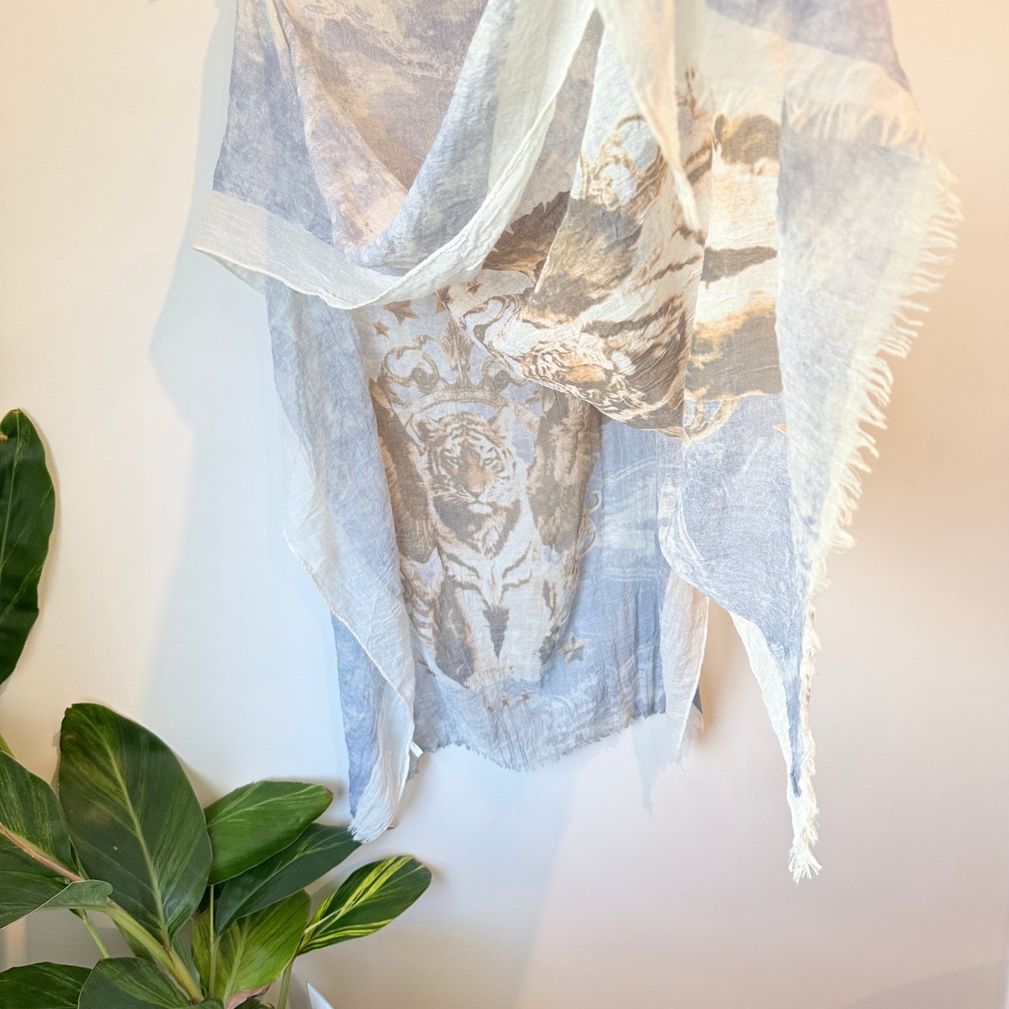 Tiger in the Clouds Clouds Cotton / Viscose Blend Scarf