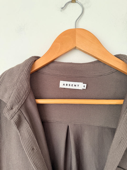Absent Size M Long-Sleeved Button-Up Shirt