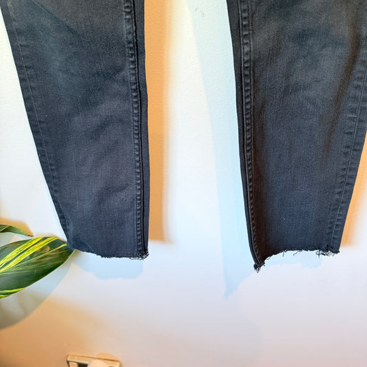 COS Size 25 High-Rise Black Skinny Jeans