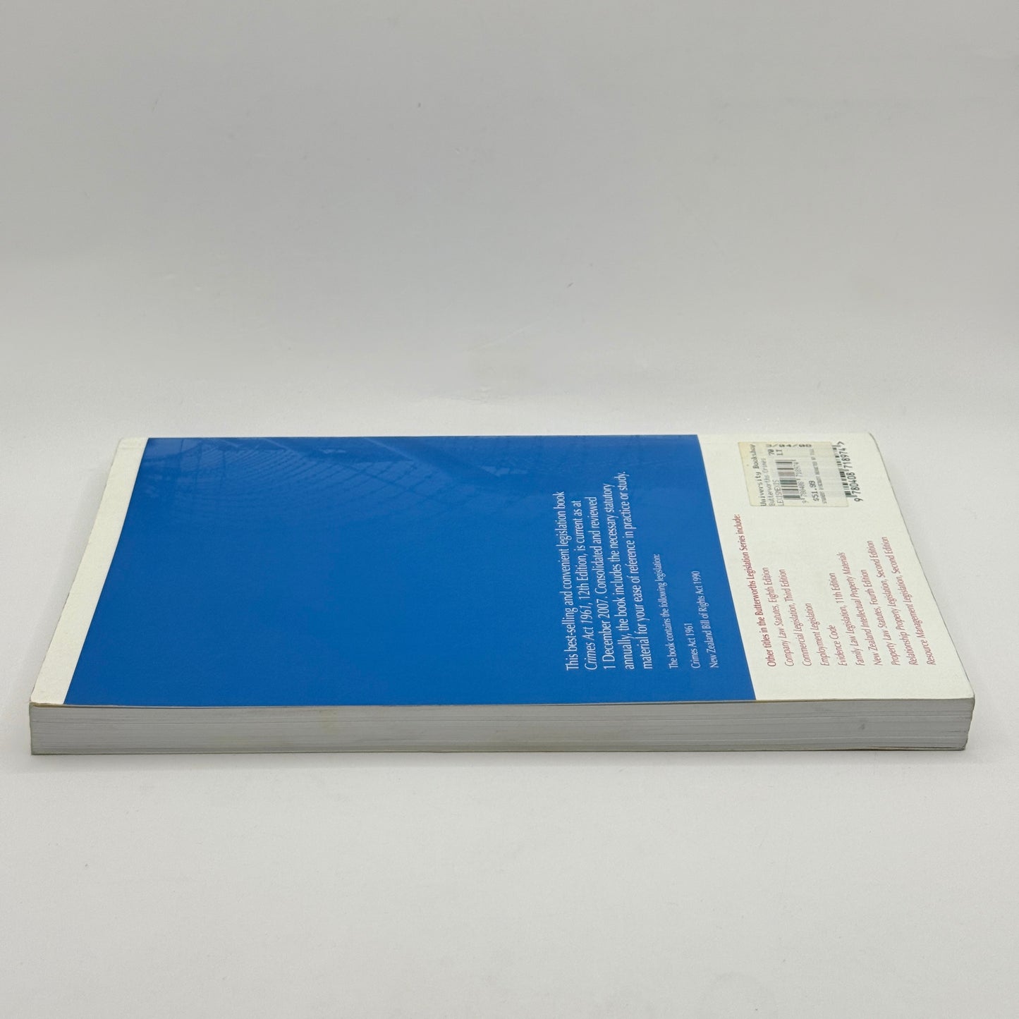 LexisNexis Crimes Act 1961 (Butterworths Legislation Series) 12th Edition