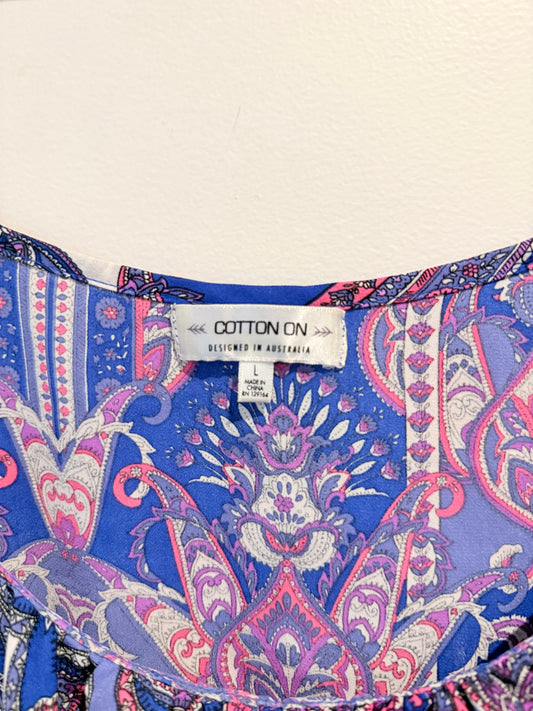 Cotton On Size L Printed Top