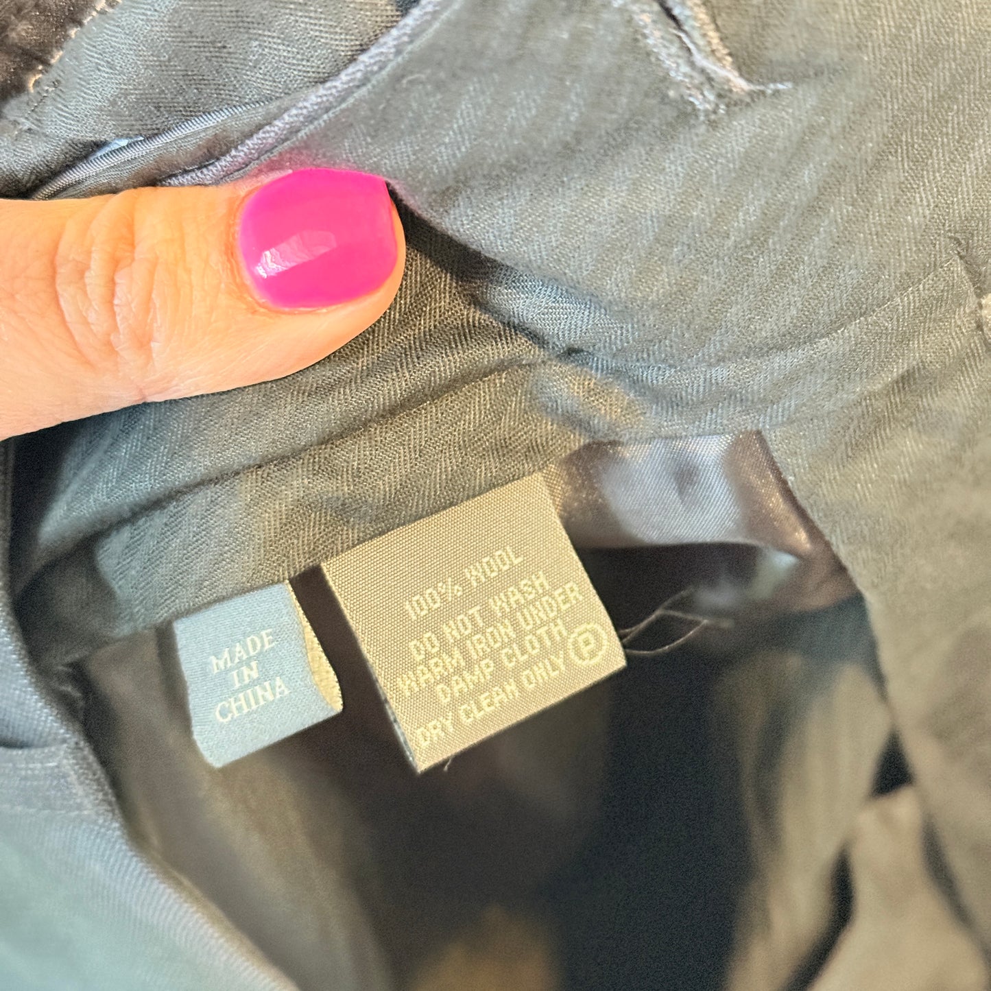 Rodd & Gunn Size 92 Men's 100% Wool Dark Grey Dress Slacks