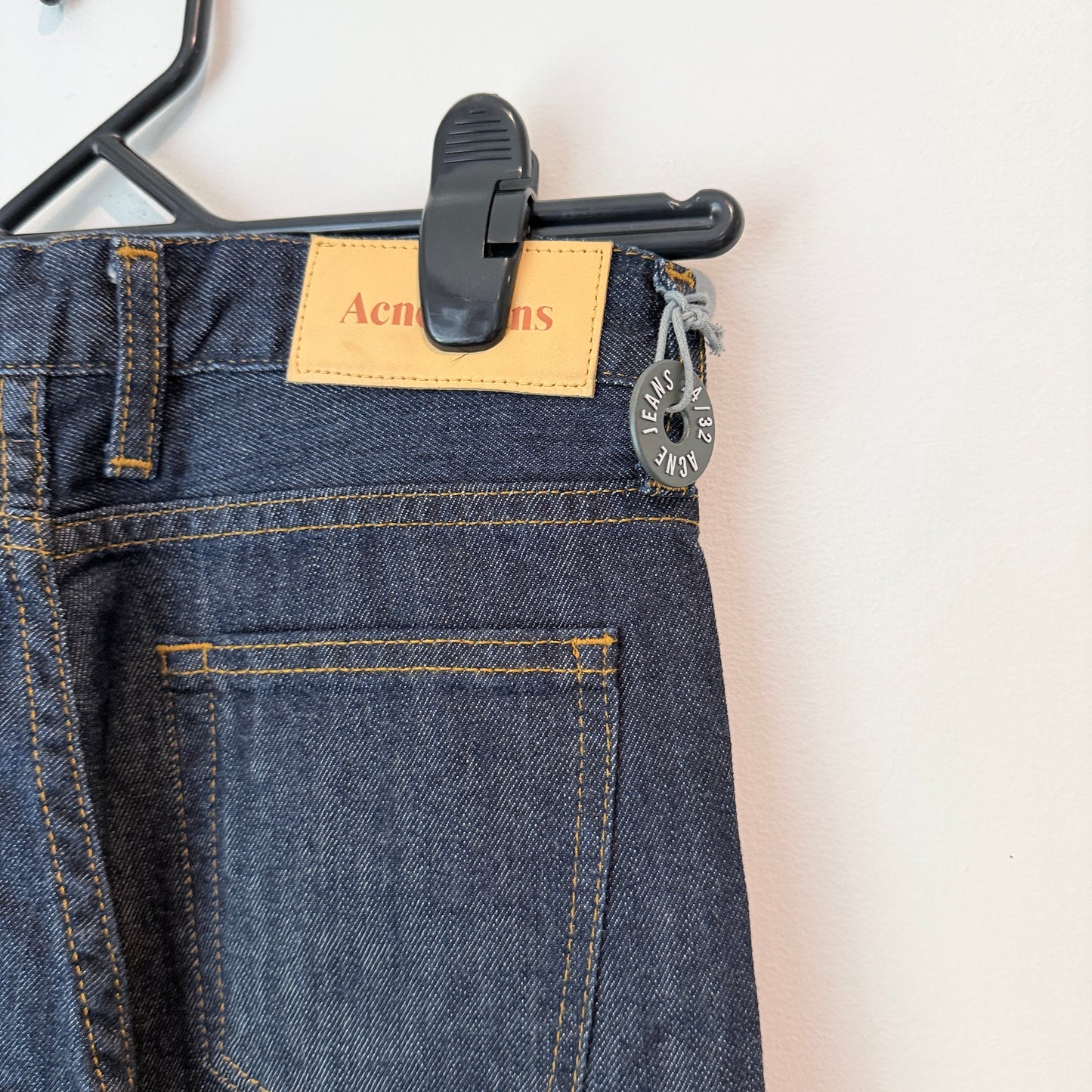 Acne Studios Luv Blue High-Waist Flare Jeans Size 24