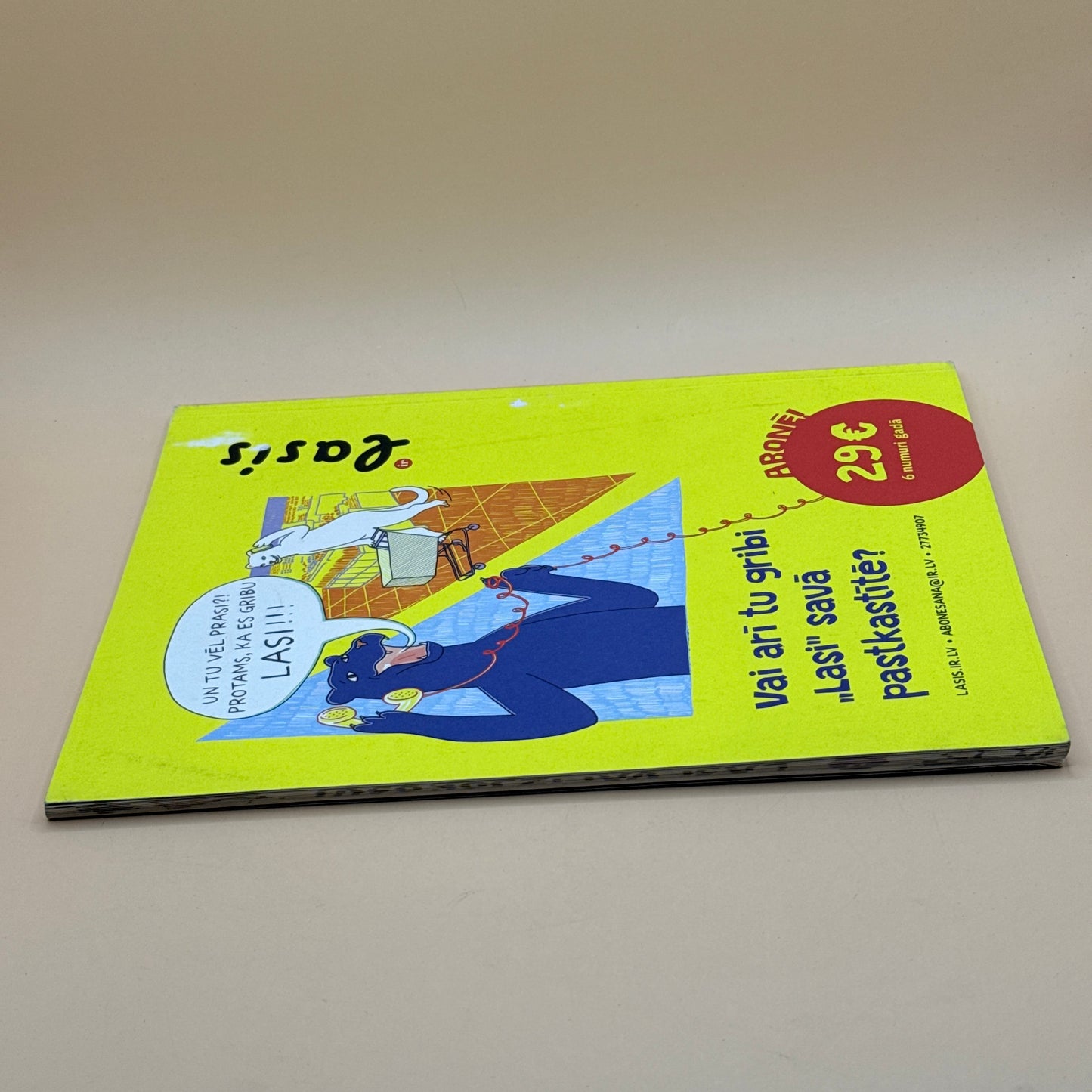 Lasis Magazine Issue No. 5 (October 2025) (Latvian Language)