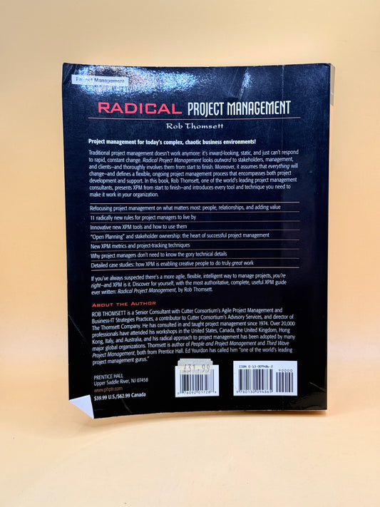 Radical Project Management by Rob Thomsett