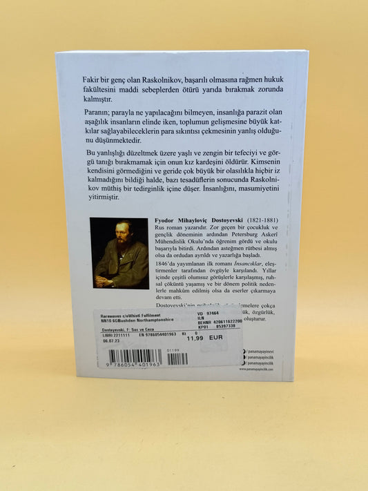 Suç ve Ceza by Fyodor Dostoyevski Turkish edition