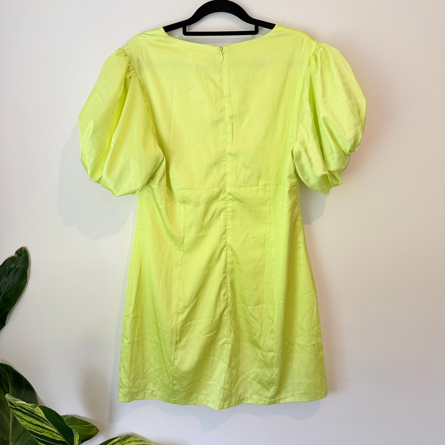 Showpo Palmeira Dress Lime Green Size 14
