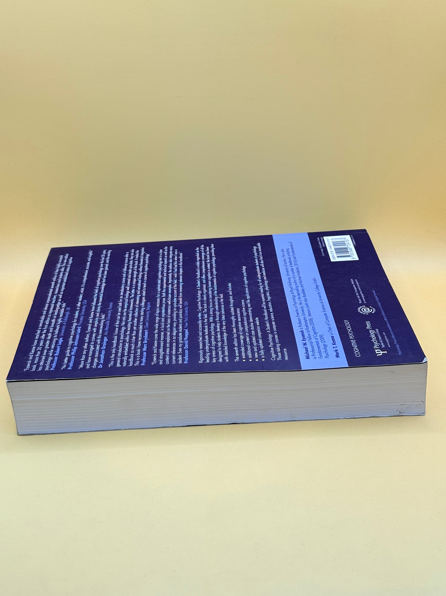 Cognitive Psychology: A Student’s Handbook (7th Edition) by Michael W. Eysenck & Mark T. Keane