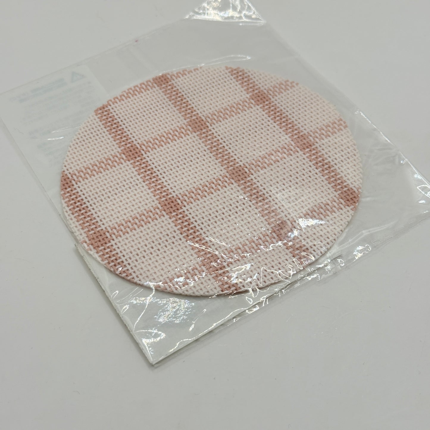 Francfranc Check Coaster Pink 2 Pack