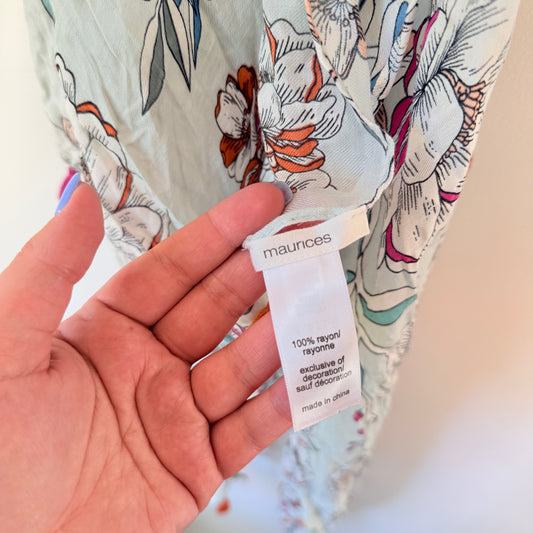 Maurices Floral Scarf