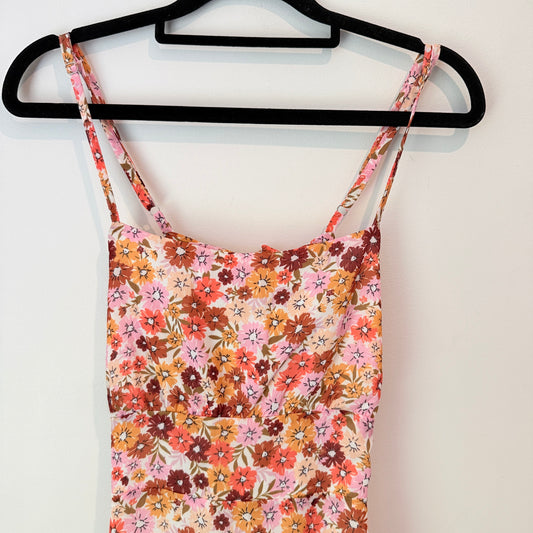 Showpo Falling in Love Dress Sahara Ditsy Floral Size 8