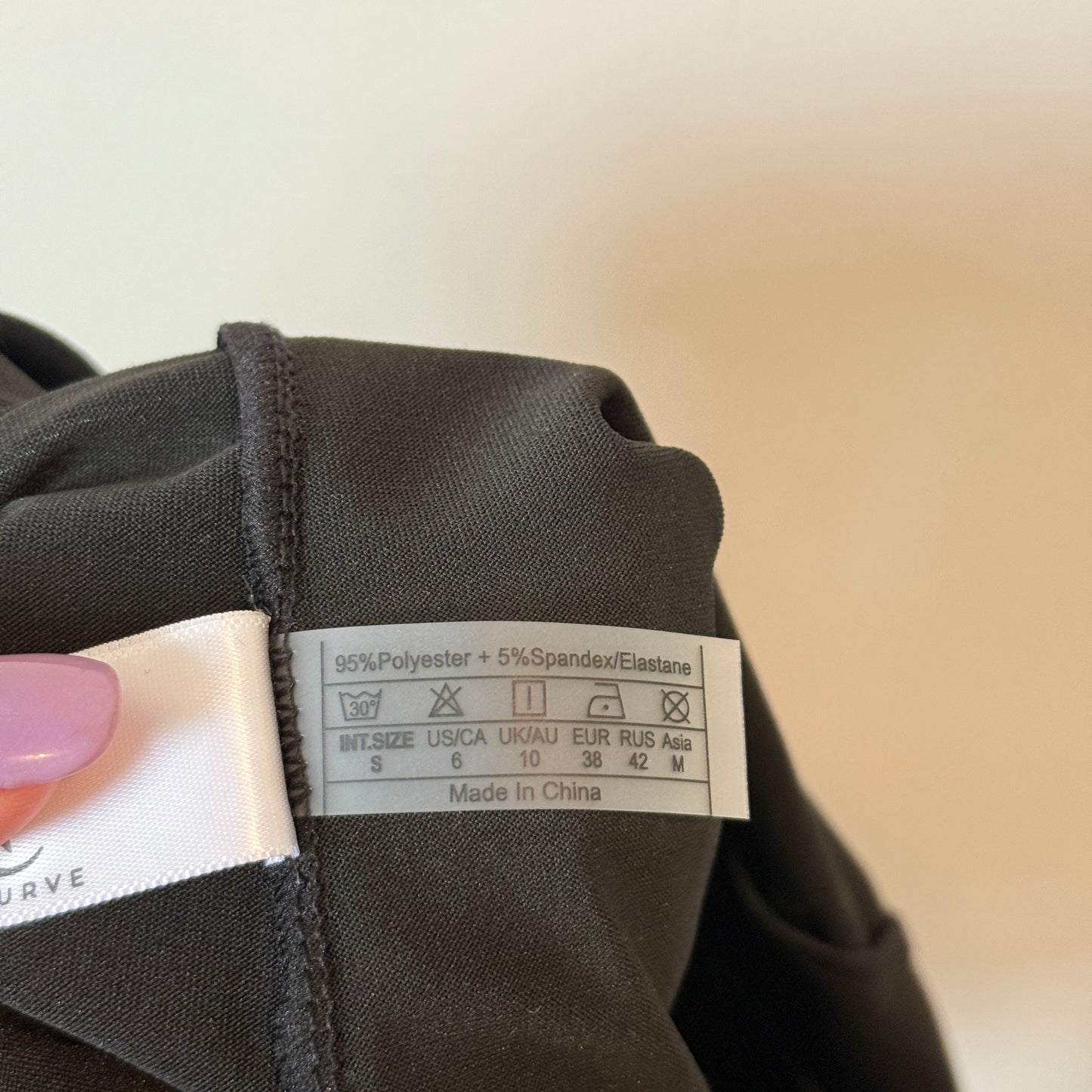 Naked Curve Lace & Faux Leather Zip Bodysuit – Black S