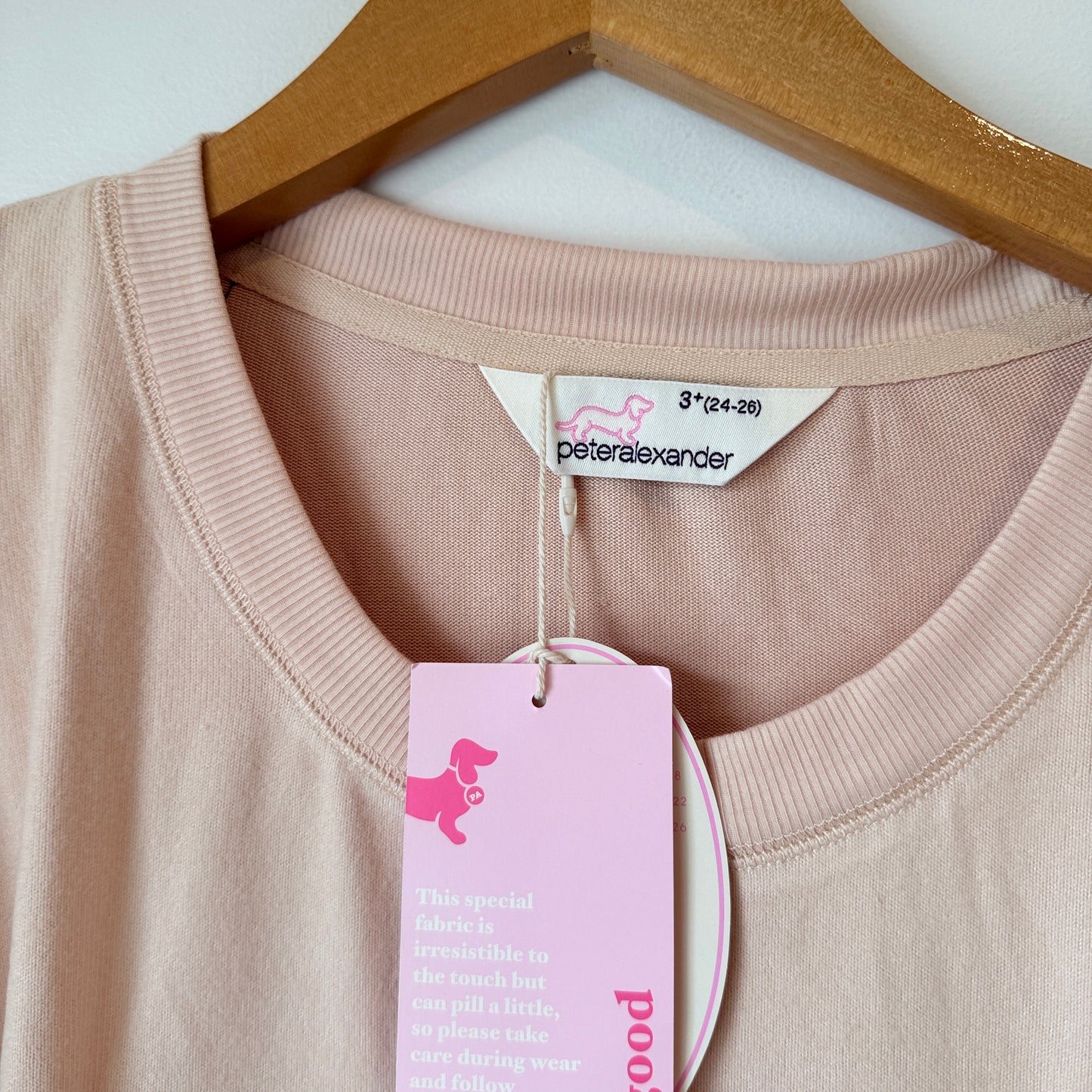 Peter Alexander PA Logo Long Sleeve Top – Caramel 3+ (24-26)