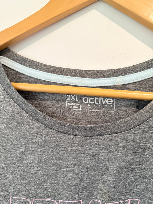Active Size 2XL Activewear Graphic Tank Top