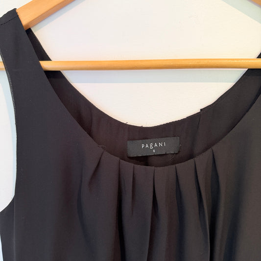Pagani Size 6 Sleeveless Midi Dress