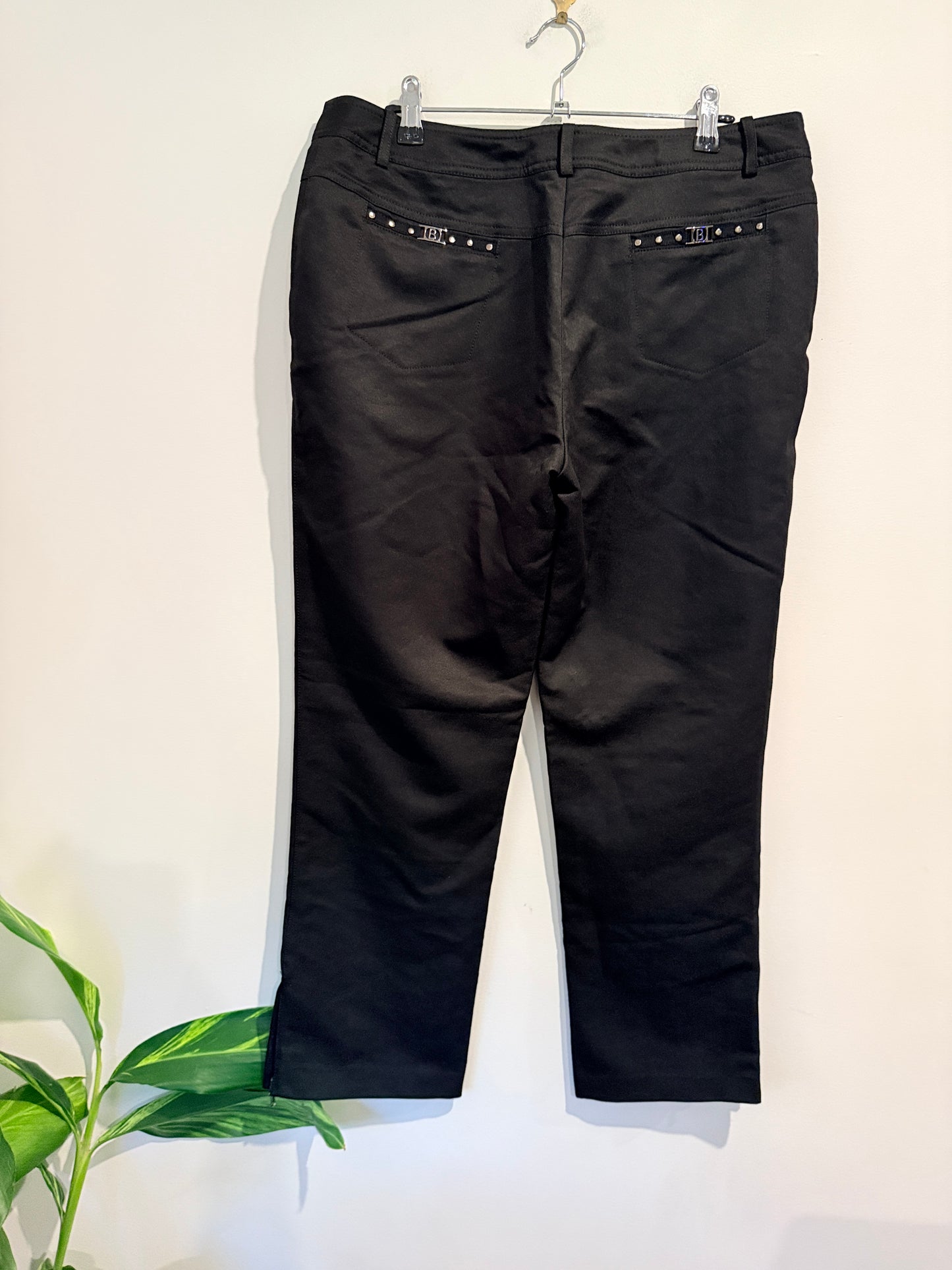 Mingzl Size Waist 88cm Straight-Leg Trousers