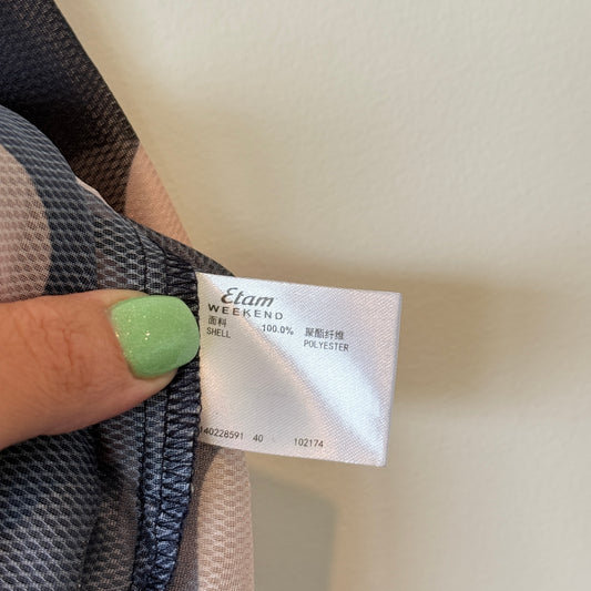 Etam Weekend U/Arm to U/Arm 49cm Mesh Polka Dot Crop Top