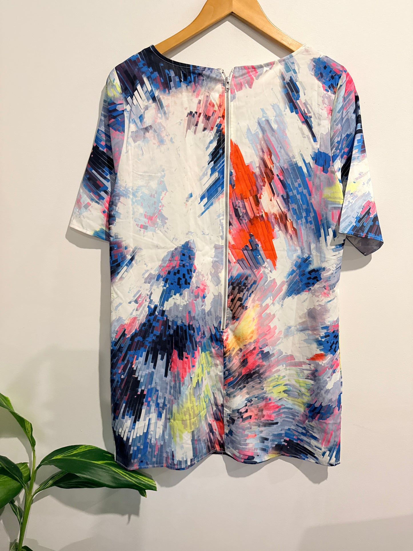dotti Size 14 Abstract Shift Dress