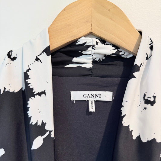 Ganni Size 36 Wrap Top