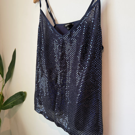 Rockmans Size 16 Sequin Camisole Tank Top