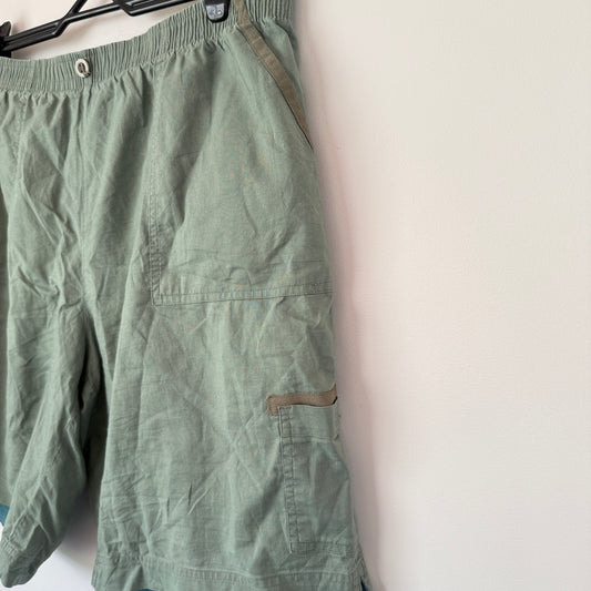 Network Size 16 Light Green Cotton Women’s Shorts
