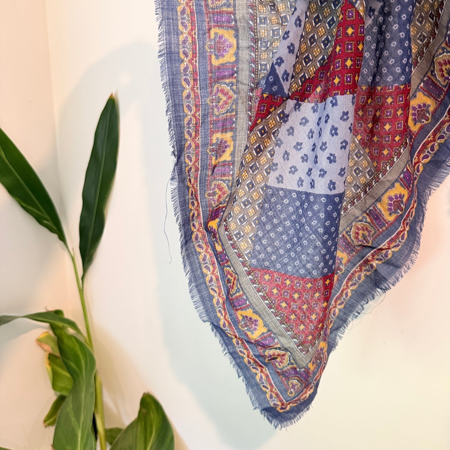 Patchwork Patterned Scarf / Shawl