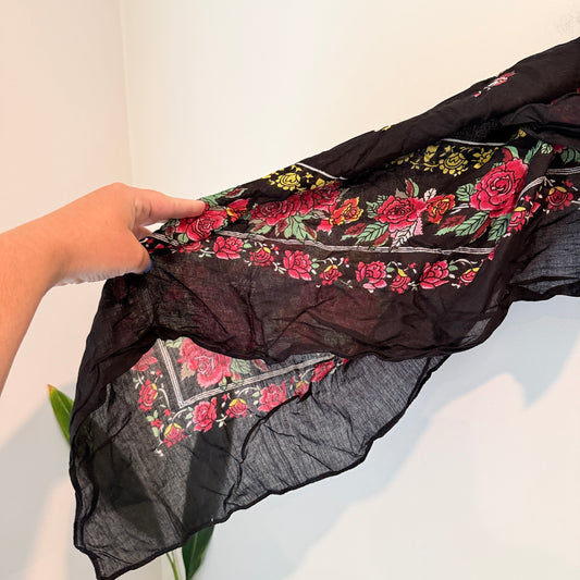 Floral Scarf / Shawl