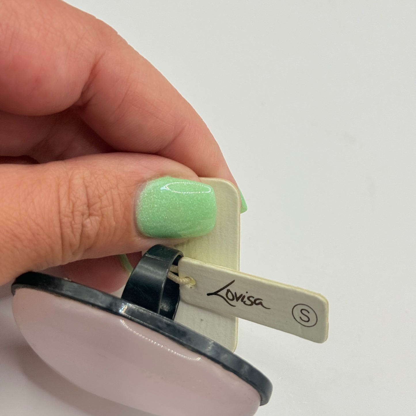 Lovisa Pink Teardrop Statement Ring – Size S