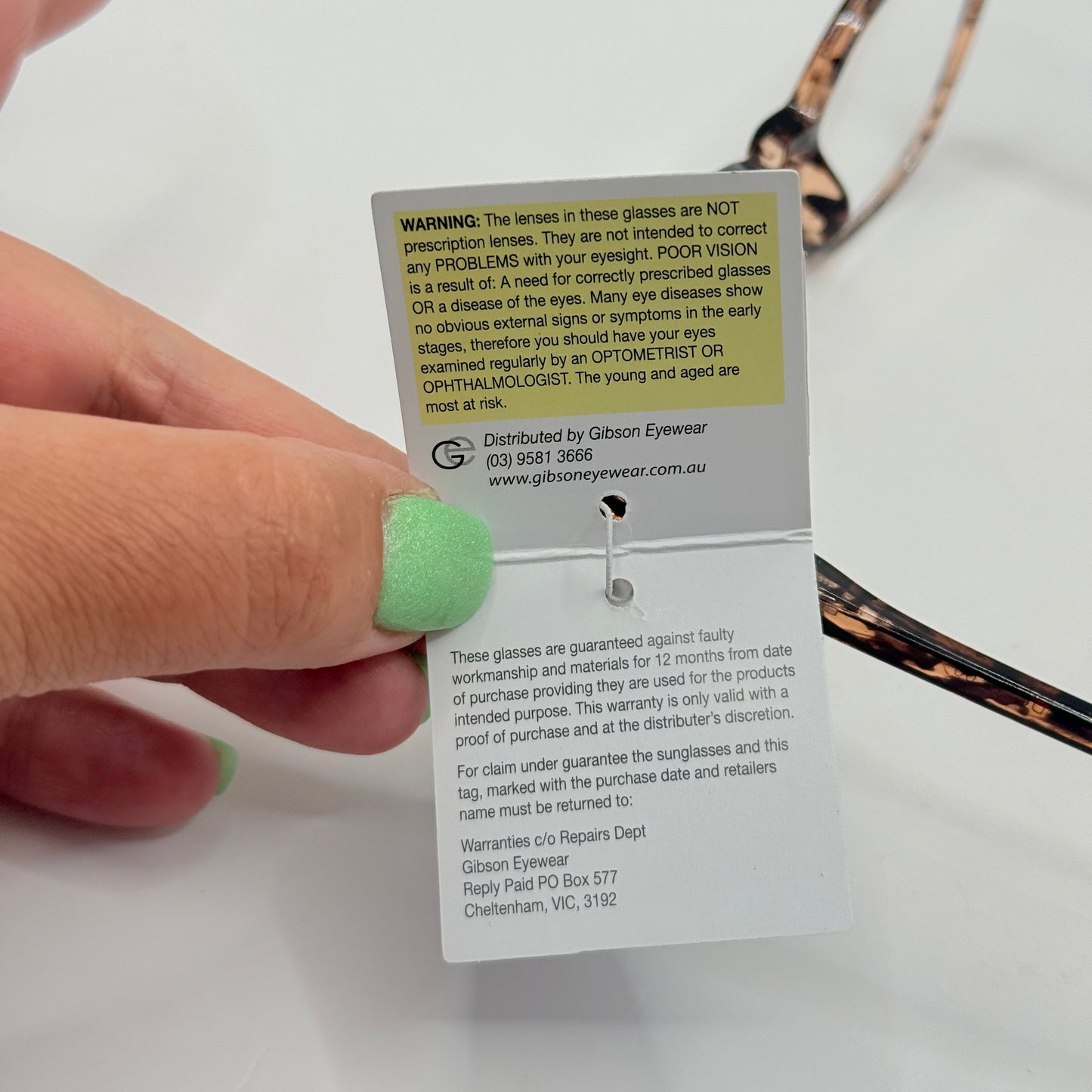 Insight Optics Reading Glasses +2.00 Power in Tortoiseshell Style