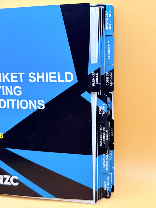 Plunket Shield Playing Conditions 2025–26 – NZC