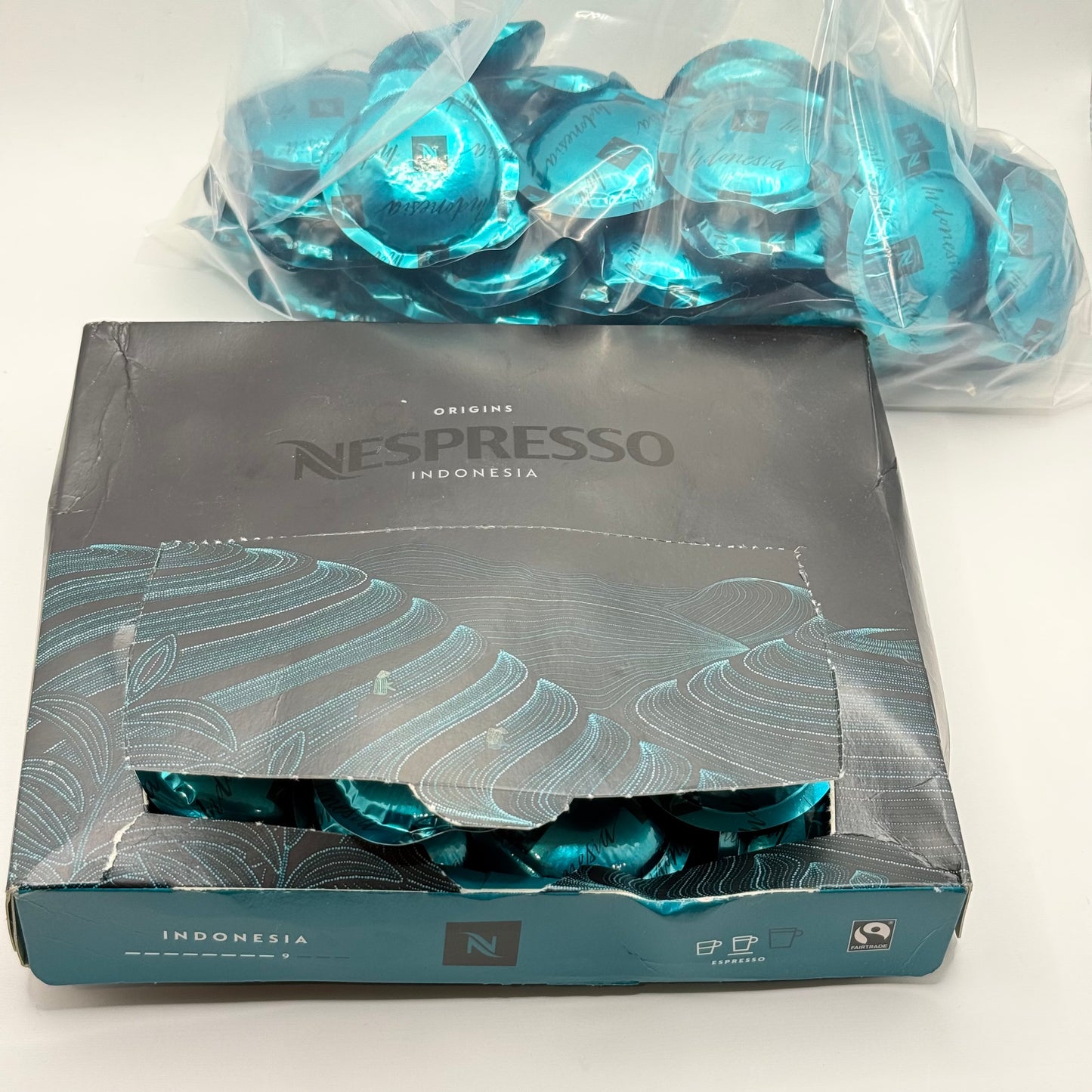 97x Nespresso Professional Origins Indonesia Coffee Capsules - SHORT DATE