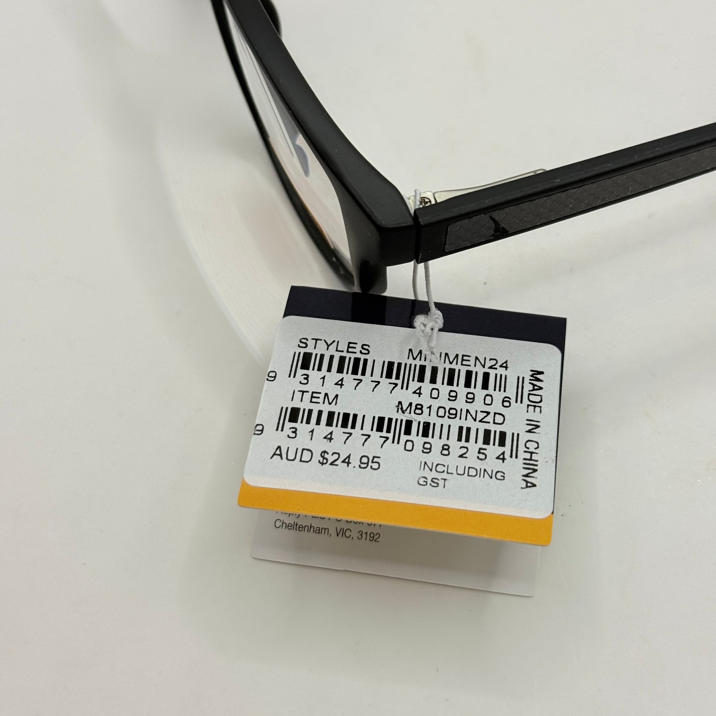 Insight Optics Reading Glasses +2.50 in Classic Black Frame