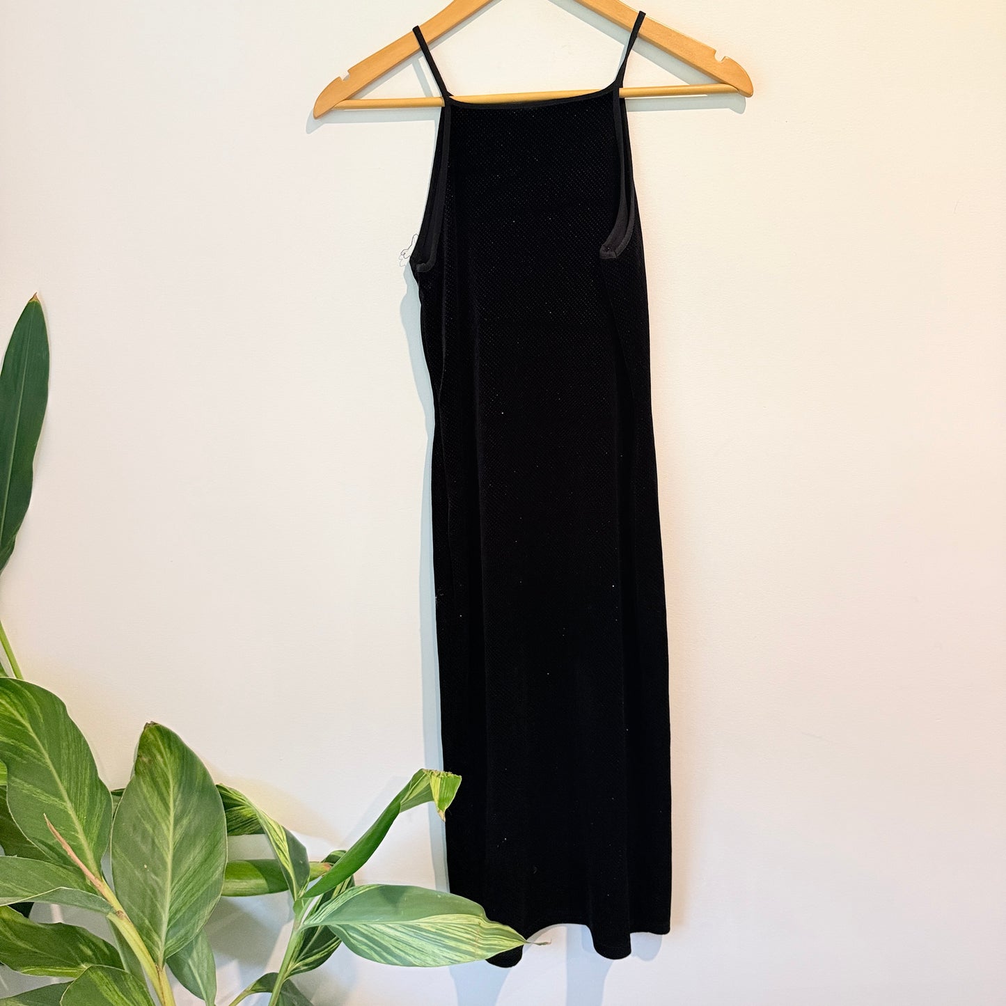 Topshop Glitter Dress Black - 8