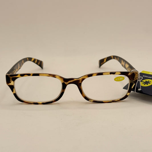 Insight Optics Reading Glasses +1.00 in Classic Tortoiseshell Frame