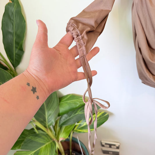 Mirrou Size XL Rouched Off Shoulder Top