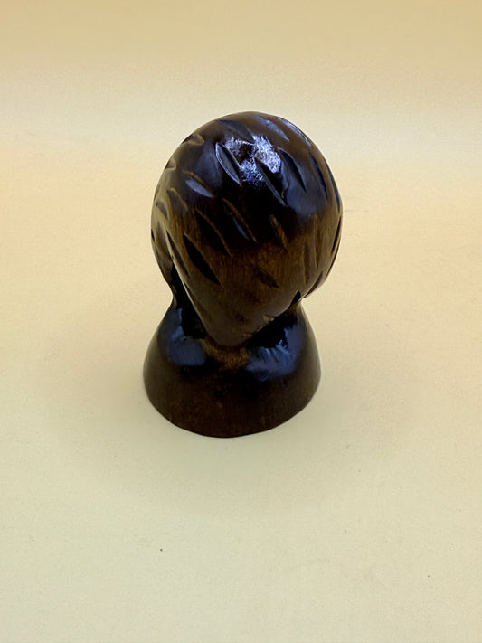 Hand Carved Wooden Kiwi Ornament Sculpture