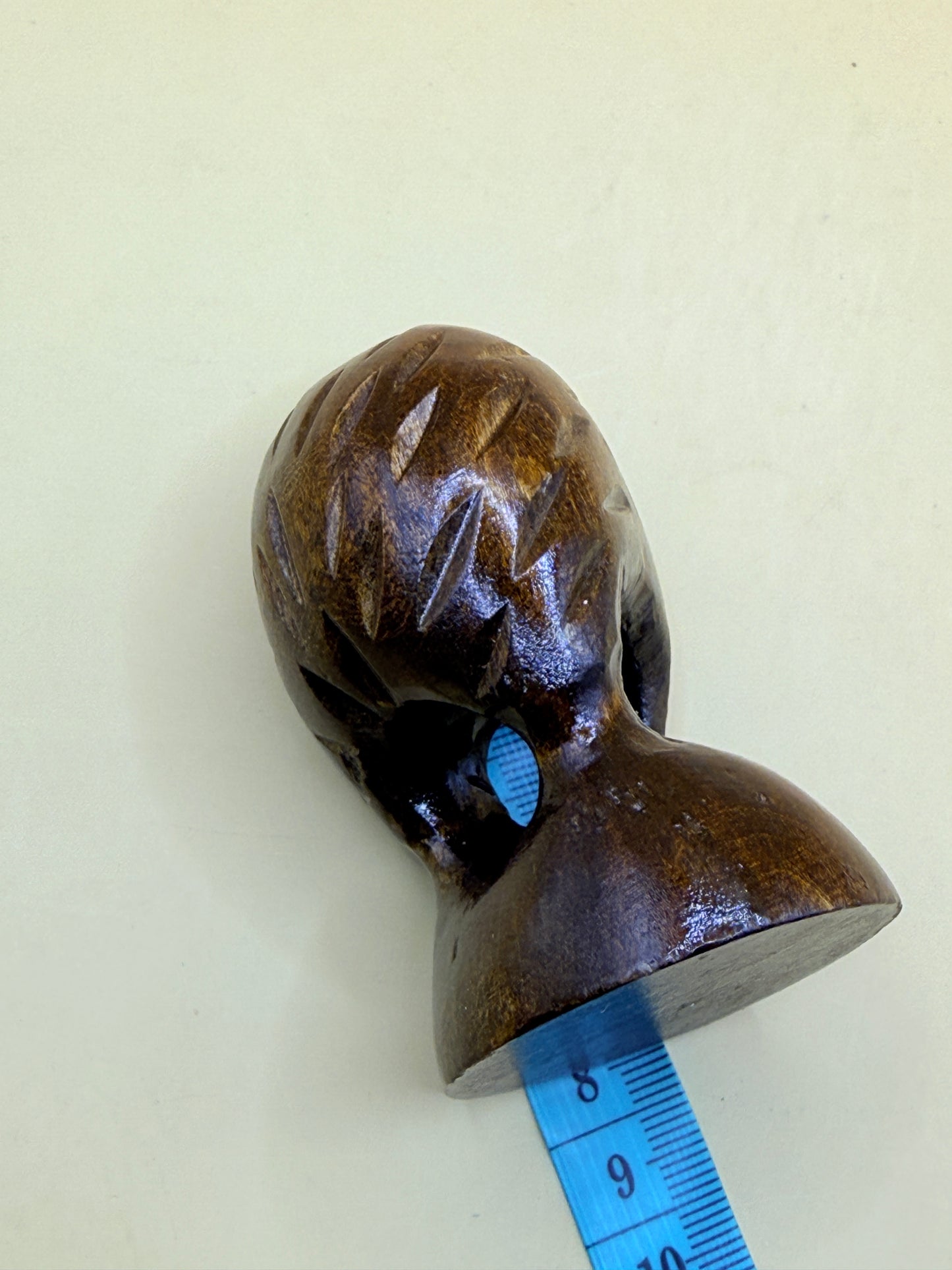 Hand Carved Wooden Kiwi Ornament Sculpture