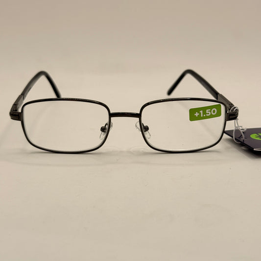 Insight Optics +1.50 Reading Glasses – Sleek Everyday Metal