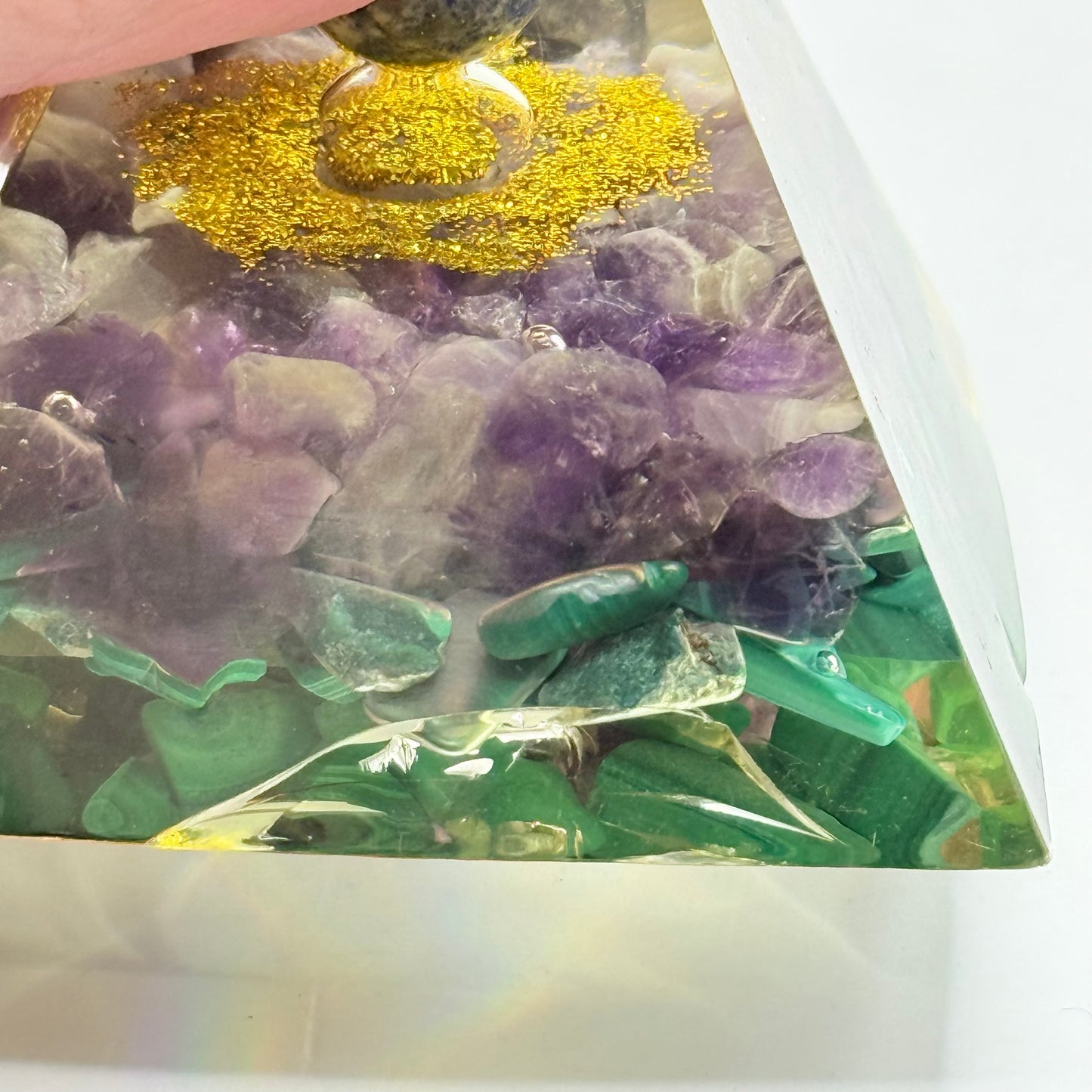 Cosmic Healing Energy Crystal Pyramid
