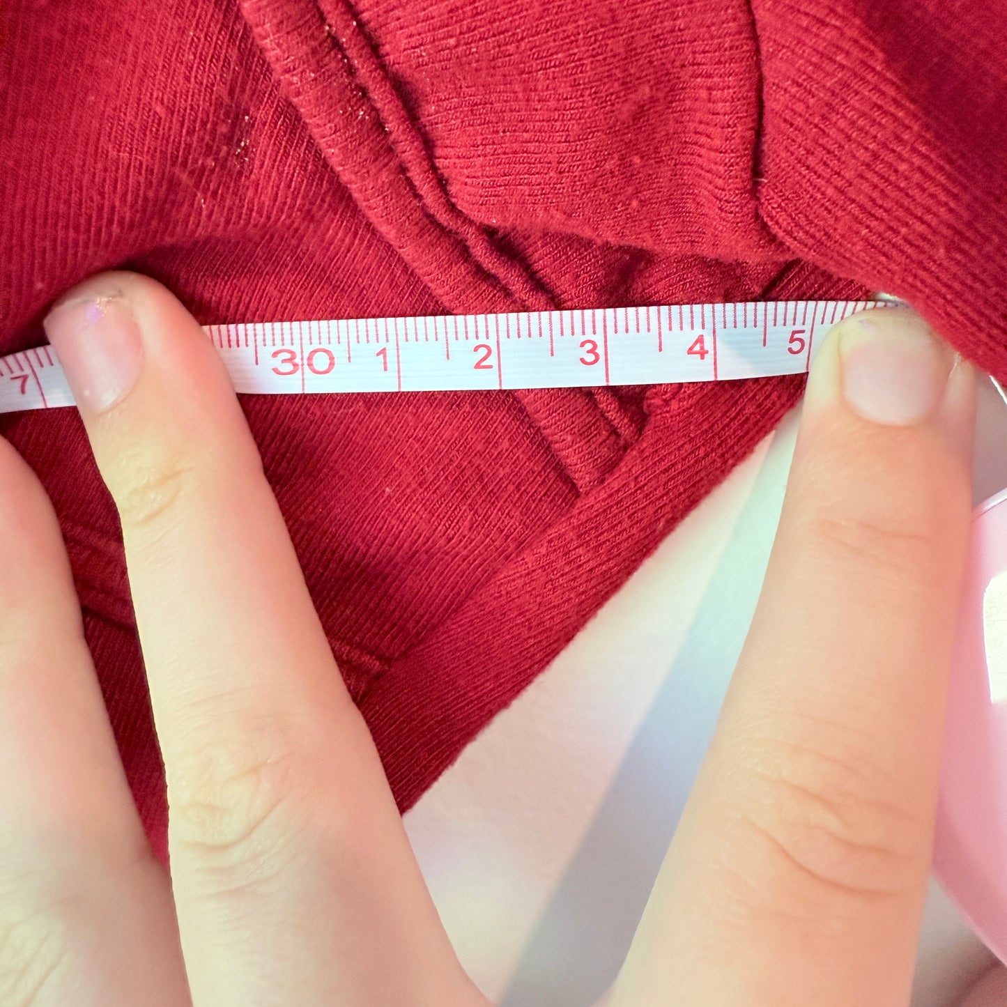 BSeven Ribbed Square Neck Crop Top - U/Arm to U/Arm 35cm