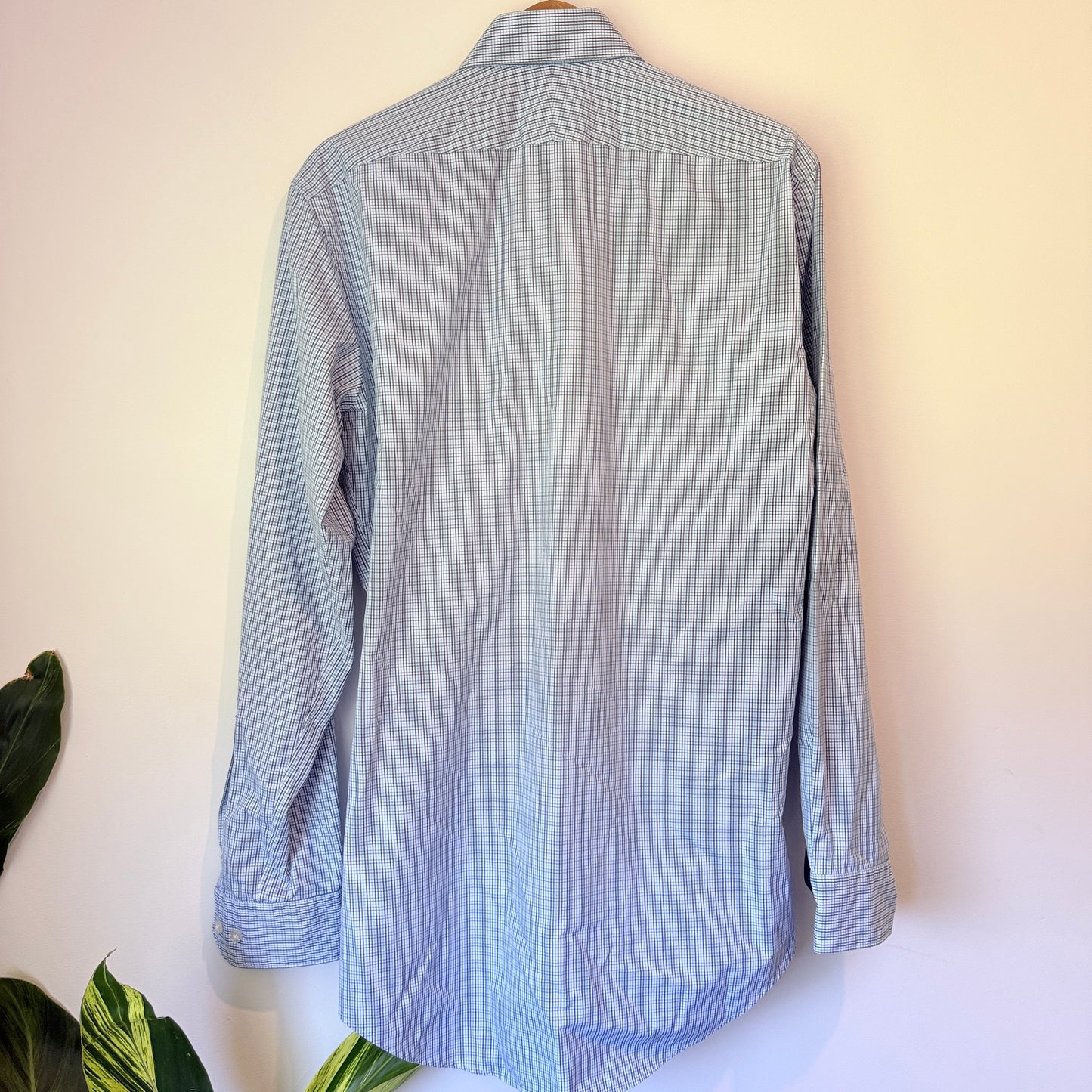 T.M. Lewin Size 16/36 Long-Sleeve Button-Down Shirt