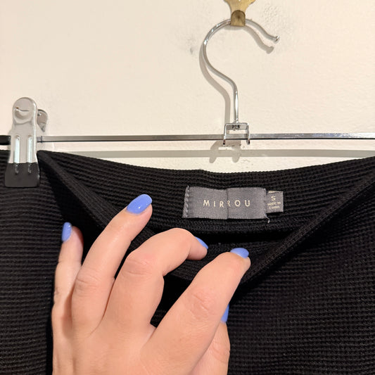 Mirrou Size S Black Pencil Skirt