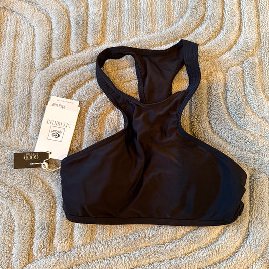 Rip Curl LNS High Neck Crop Bikini Top - Black