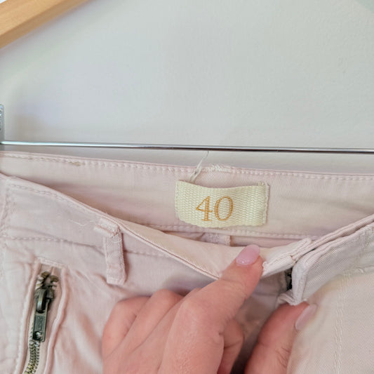 Zara Basic Size 12 Pink Wash Jeans