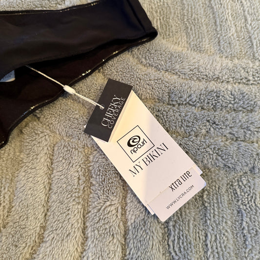 Rip Curl Love N Surf Cheeky Pant - Black Size 12
