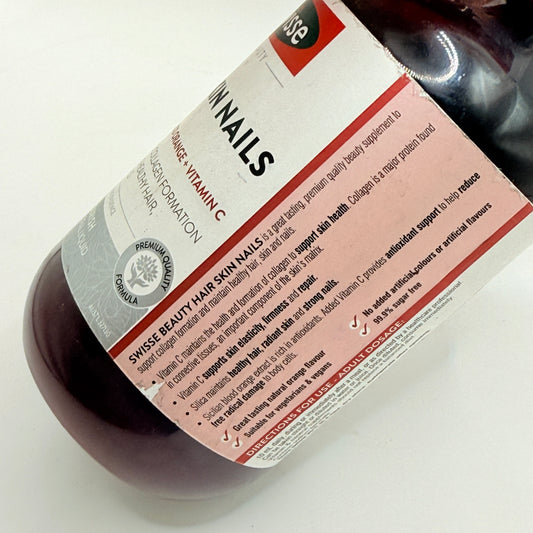 Swisse Beauty Hair Skin Nails Liquid - Blood Orange Flavour - 500ml